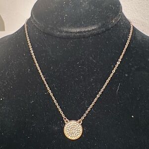 Marilyn Schiff Elegant Gold Pendant Necklace